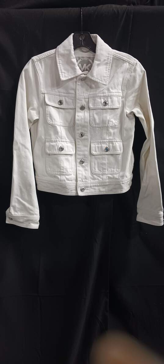 Women’s Michael Kors Four Pocket Denim Jacket Sz 0 image number 1