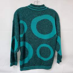 Vintage Knitwaves Green Pullover Sweater Women's MD alternative image