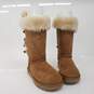 Ugg Bailey Bow Tall II Brown Suede Tall Boot Women's Size 8 image number 2