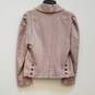 Womens Pink Wool Blend Shawl Collar Long Sleeve Pocket Blazer Jacket Size 8 image number 2