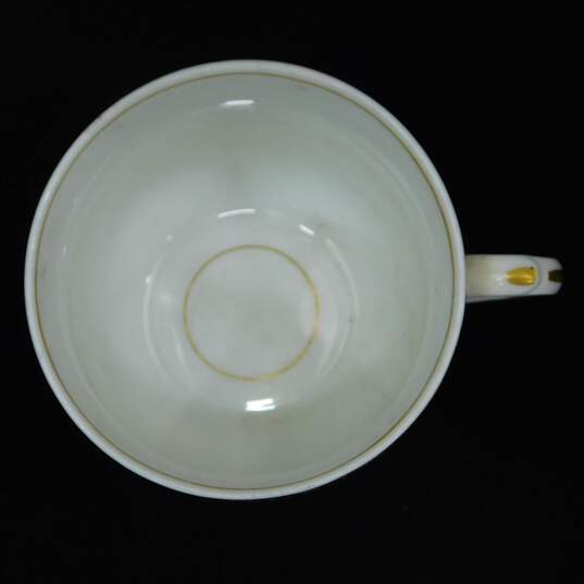 ATQ Late 1800s Haviland Limoges China Floral Teacup & Saucer image number 10