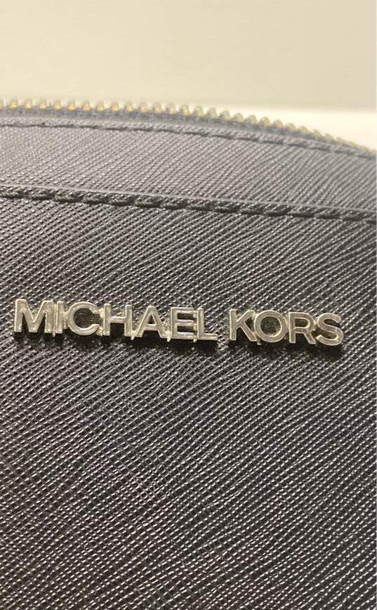Michael Kors Saffiano Leather Chain Crossbody Black image number 5