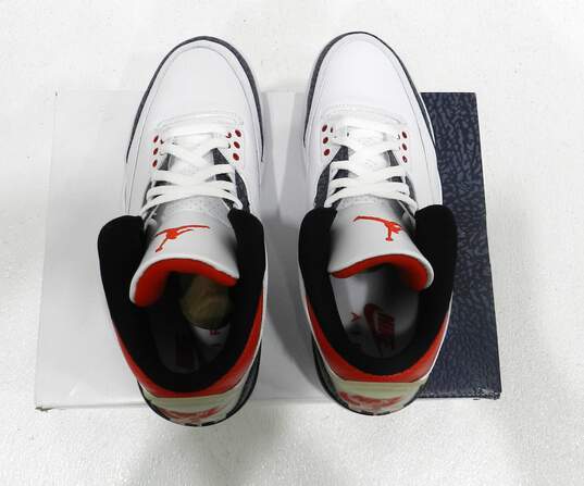Jordan 3 Retro SE Fire Red Denim (2020) Men's Shoe Size 10.5 image number 3