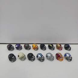 Lot of 15 Assorted Riddell NFL Mini Football Helmets