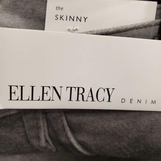 Ellen Tracy Women Gray Pants Sz 6 NWT image number 2