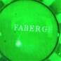 Faberge Parallele Small Green Crystal Votive Candle Holder IOB image number 5