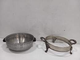 Vintage Bundle of Assorted Silver Plated Dishware alternative image