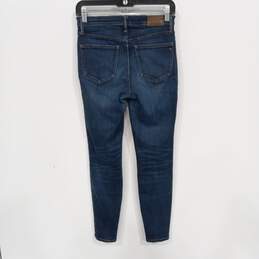 Madewell Women's Blue 9" High Rise Skinny Jeans Size 27 alternative image