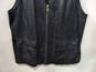 E Wear Men's Black Leather Vest Size 3X image number 5