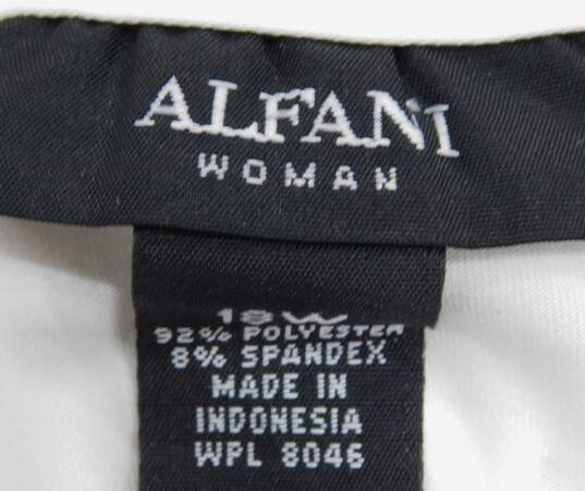 Women's Alfani White Tank Top Size 18W image number 3