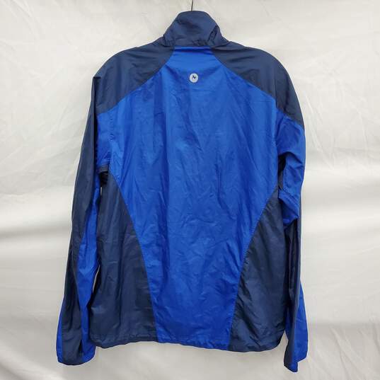 Marmot WM's Polyester Blue Two Tone Full Zip Windbreaker Size M image number 2
