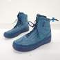 Nike Women's Air Force 1 Shell Midnight Turquoise Sneakers Size 8 image number 1