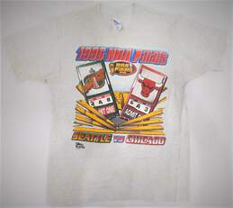 Vintage 1996 NBA Finals Sonics VS Bulls T-Shirt Size Unisex Medium
