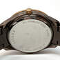 Designer Fossil Stella ES-2955 Two Tone Clear Rhinestone Analog Wristwatch image number 5