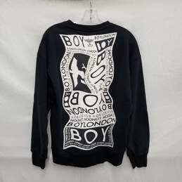 Boy London MN's Black Logo 100% Cotton Sweatshirt Size M alternative image