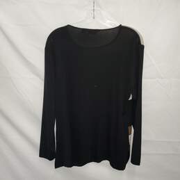 Exclusively Misook Petit Long Sleeve Pullover Top No Size alternative image