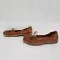 Born Slip On Brown Leather Shoes Size 10 image number 2