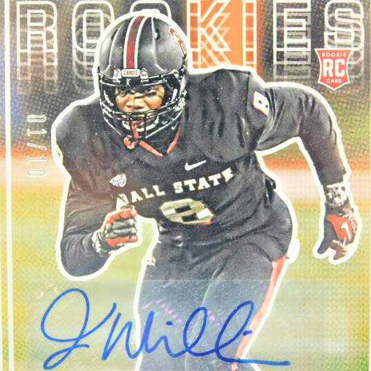 2016 Jordan Williams Panini Classics Significant Signature Gold 01/10 Autographed Rookie First Print Run image number 2