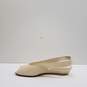 Andrea Pfister Italy Beige Leather Slingback Sandal Shoes Size 8 M image number 2