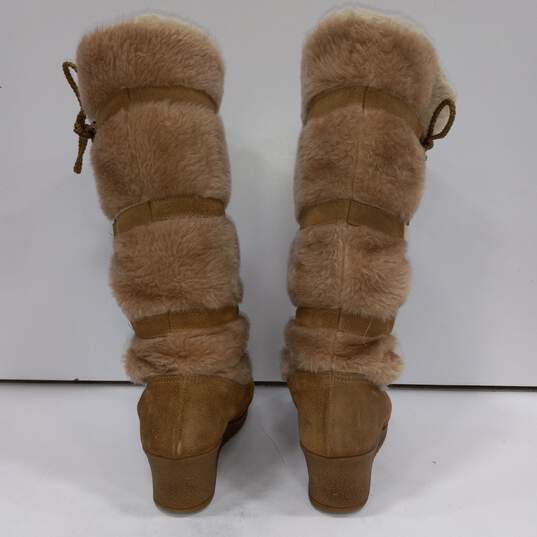 Vintage Women's Snowland Winter Boots Knee High image number 3