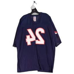 Mens Blue Denver Broncos Bailey #24 V Neck Pullover Jersey Size 2XL alternative image