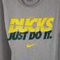 Mens Dri Fit Oregon Ducks Just Do it Crew Neck Short Sleeve Pullover T-Shirt Size M image number 3