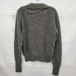 Savile Row WM's 100% Wool Shetland Heather Gray Crewneck Sweater Size S alternative image
