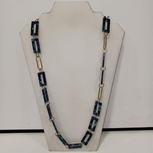 Bundle of Assorted Blue Toned Fashion Jewelry image number 7