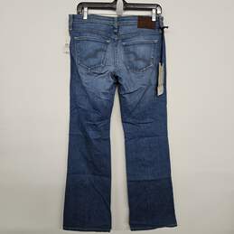 Low Rise Wide Leg Denim Blue Jeans alternative image