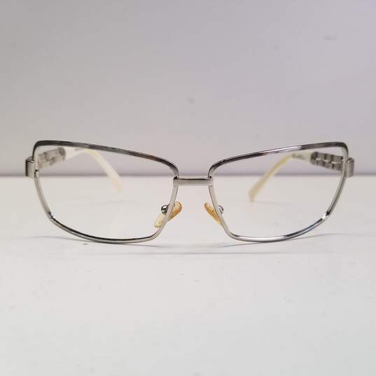 Giorgio Armani Square Silver Eyeglasses Rx (Frame) image number 2