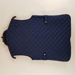Land's End Women Navy Quilted Vest XS NWT alternative image