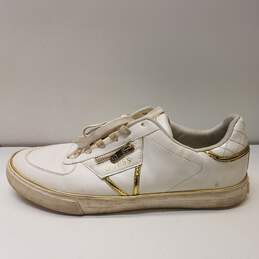 GUESS Gmmagesty White Lace Up Low Sneakers Men's Size 11 alternative image