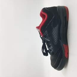 Air Jordan 5 Retro Low Sneaker Boy's Sz 5.5Y Black alternative image