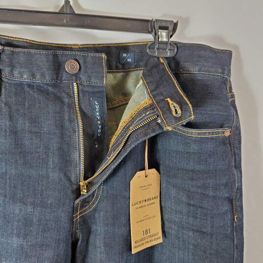 Lucky Brand Men Rinse Wash Straight Jeans NWT sz 36 image number 3