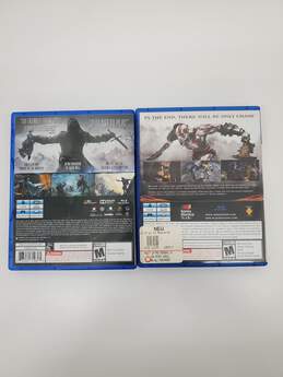 Shadow of Mordor + God of war PS4 Game Disc untested alternative image