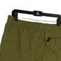 Mens Green Flashdry Slash Pocket Elastic Waist Athletic Shorts Size Large image number 4