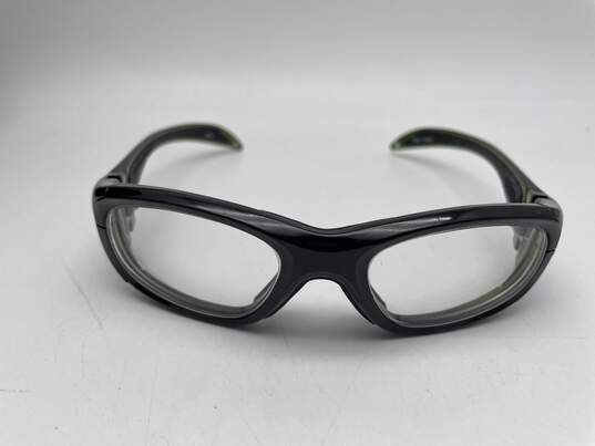 Unisex Sport F8 Black Green Full Rim Frame Helmet Specs Sports Eyeglasses image number 1