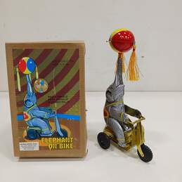 Elephant On Bike Figurine alternative image