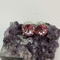 Designer Betsey Johnson Gold-Tone Crystal Cut Stone Stud Earrings image number 1