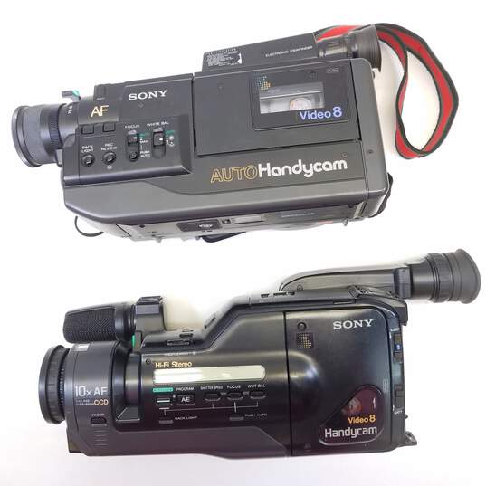Sony Handycam Video8 Camcorder Lot of 2 (For Parts or Repair) image number 3