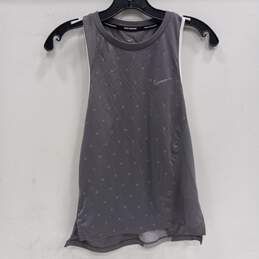 Nike Women's Dri-Fit Gray Star Pattern Running Tank Top Shirt Size XS