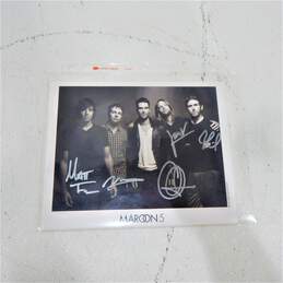 Maroon 5 Autographed Photo