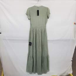 Lulus Green Split Sleeve Maxi Dress WM Size XS NWT alternative image