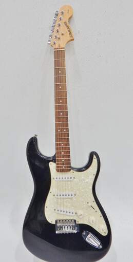 Fender Brand Starcaster Model Black Glitter Electric Guitar w/ Soft Gig Bag
