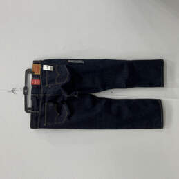 NWT Mens 505 Blue Dark Wash Extra Room In Thigh Straight Leg Jeans Sz 42x29 alternative image
