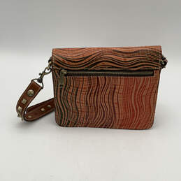 Womens Multicolor Inner Pocket Studded Adjustable Strap Snap Crossbody Bag alternative image