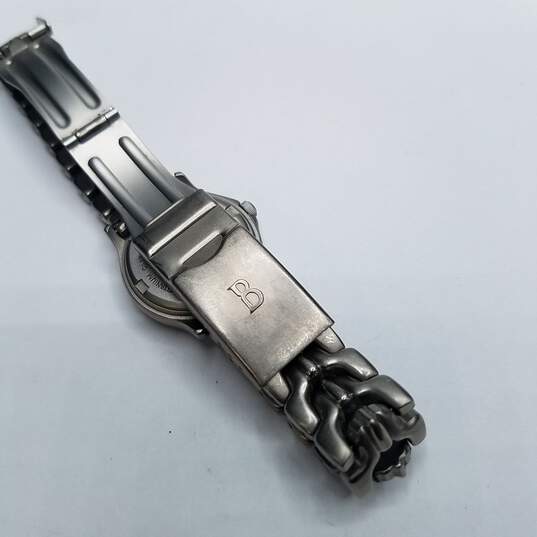 Vintage Bulova Marine Star Unique Linked Stainless Steel Watch image number 6