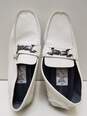 Calvin Klein Morrie White Driving Loafers Shoes Men's Size 12 M image number 8