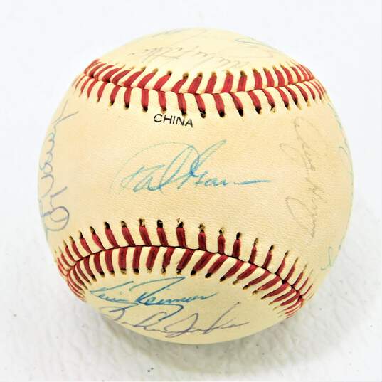 1993 Milwaukee Brewers Team Signed Baseball image number 3