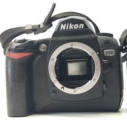 Nikon D70 6.1MP Digital SLR Camera Bodies Lot of 2 (For Parts or Repair) alternative image